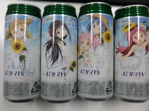 魔法少女まどか☆マギカのデザイン缶。