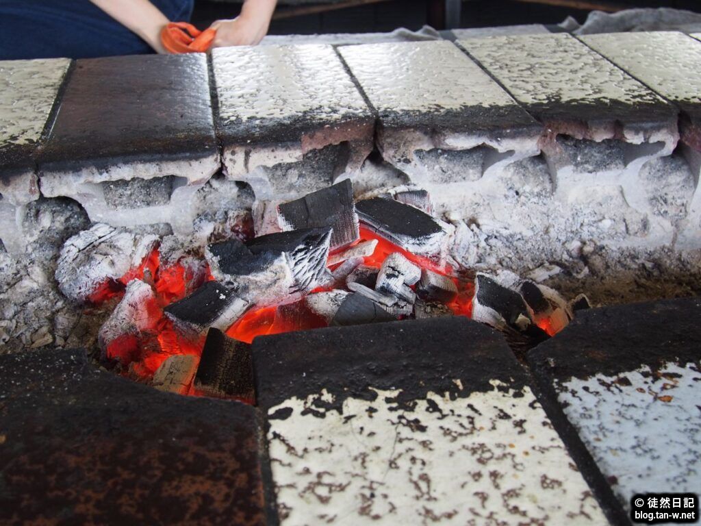 最初の状態の炭