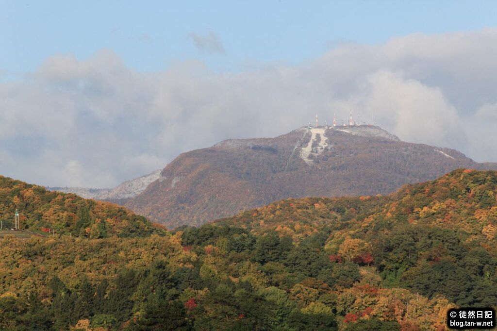 手稲山の初冠雪