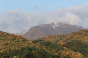 手稲山の初冠雪